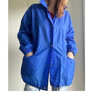 Vintage 80s Windbreaker Jacket Grandmacore Streetwear Colors Dopamine Size XL